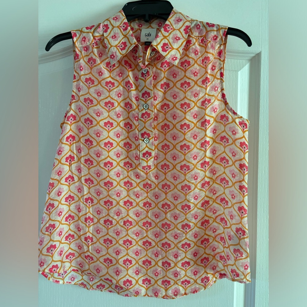 CAbi Sleeveless Blouse